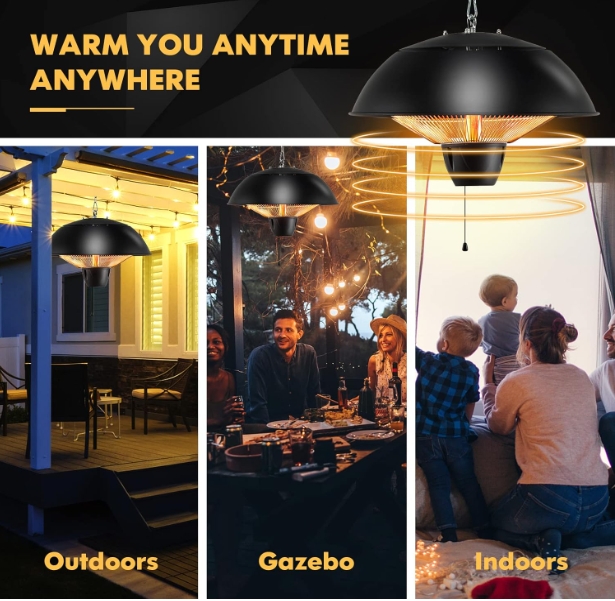 Gartenheizung für Restaurants – Industrieklassisch